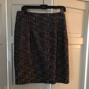 Navy print The Limited skirt- NWT